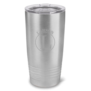 Personalized HÃºsavÃ­k 20 oz. Stainless Silver Double Wall Insulated Tumbler - All